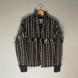 Cupcakes & Cashmere Black and Cream Jacket